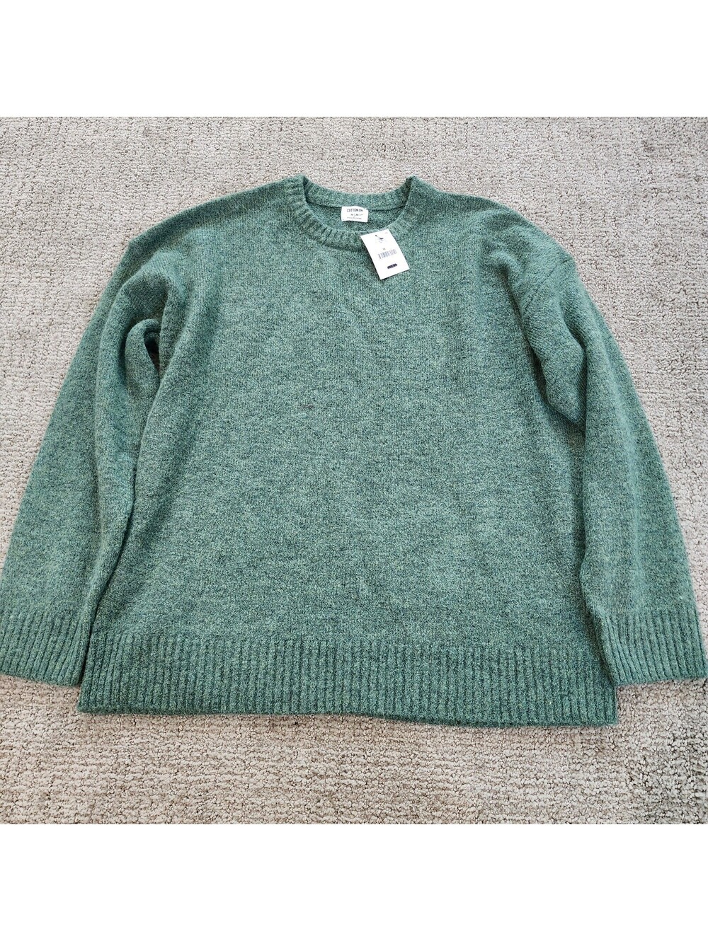 Cotton On Green Crew Neck Sweater Size Medium NWT